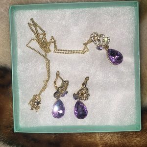 purple butterfly set